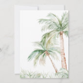 Jungle Safari Wild One Animals Baby Dusche Einladung (Rückseite)