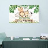 Jungle Safari Wild One Geburtstag Banner (Messeveranstaltung)