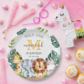 Jungle Safari Wild One Themen1er Geburtstag Pappteller (Party)