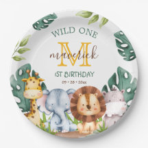 Jungle Safari Wild One Themen1er Geburtstag