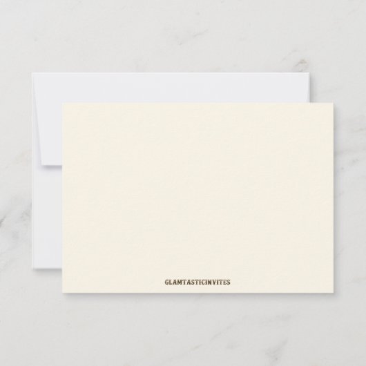 Jungle Safari Zoo UAWG Response Card RSVP Karte (Rückseite)