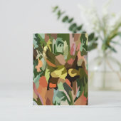 Jungle Scrabble Postkarte (Stehend Vorderseite)
