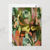 Jungle Scrabble Postkarte (Vorne/Hinten)