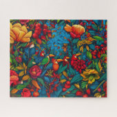 Jungle Serenade im Meer der Blumen Puzzle (Horizontal)