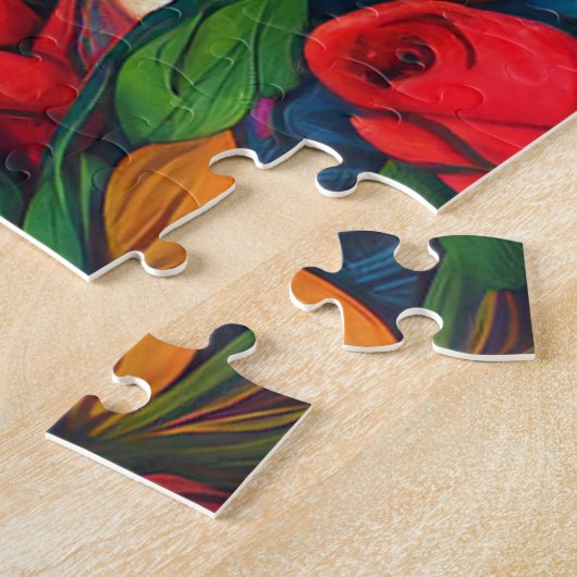 Jungle Serenade im Meer der Blumen Puzzle (Seite)