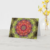 Jungle Shield Karte (Gelbe Blume)