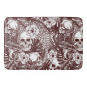 Jungle Skulls Bath Mat Badematte (Vorderseite)