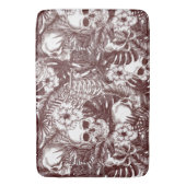 Jungle Skulls Bath Mat Badematte (Vorderseite Vertikal)