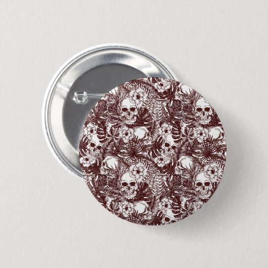 Jungle Skulls Button (Vorne & Hinten)