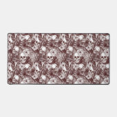 Jungle Skulls Desk Mat Schreibtischunterlage (Vorderseite)
