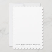 Jungle Skulls Flat Grußkarte Einladung (Rückseite)