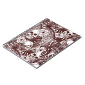 Jungle Skulls Foto Notebook Notizblock (Linke Seite)