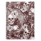 Jungle Skulls Foto Notebook Notizblock (Vorderseite)