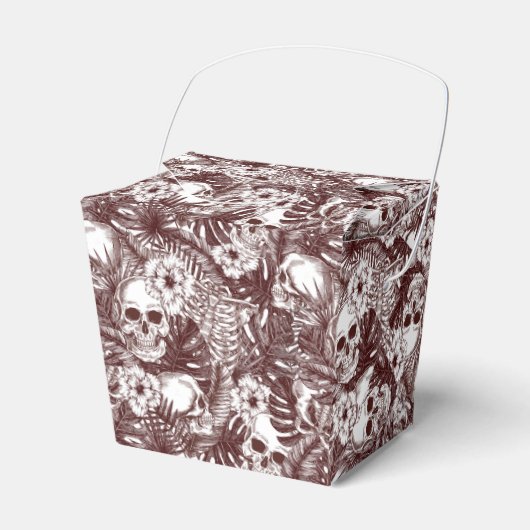 Jungle Skulls Gefälligkeitsbox Geschenkschachtel (Vorderseite)