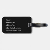 Jungle Skulls Gepäcktag Gepäckanhänger (Rückseite horizontal)