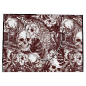 Jungle Skulls Geschenktasche Große Geschenktüte (Rückseite)