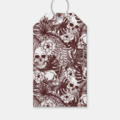 Jungle Skulls Gift Tags Geschenkanhänger (Vorderseite)