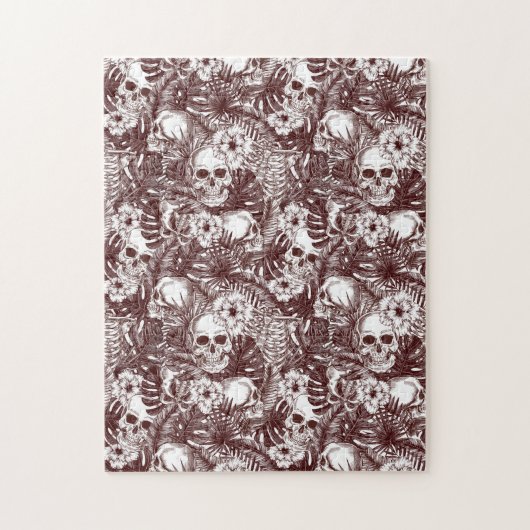 Jungle Skulls Jigsaw Puzzle (Vertikal)