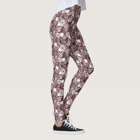 Jungle Skulls Leggings (Rechts)
