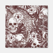 Jungle Skulls Magnet (Vorne)
