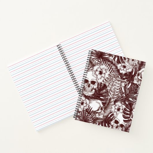 Jungle Skulls Notebook Notizblock (Innenseite)