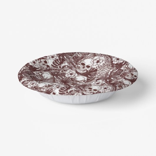Jungle Skulls Paper Bowls Pappteller (Gewinkelt)