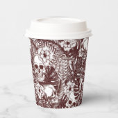 Jungle Skulls Paper Cups Pappbecher (Links)