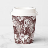 Jungle Skulls Paper Cups Pappbecher (Rechts)