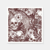 Jungle Skulls Paper Napkins Serviette (Vorderseite)