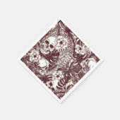 Jungle Skulls Paper Napkins Serviette (Ecke)