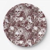 Jungle Skulls Paper Tellers Pappteller (Vorderseite)