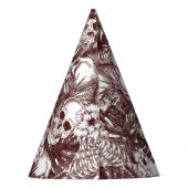 Jungle Skulls Party Hat Partyhütchen (Rückseite)