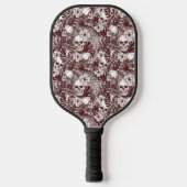 Jungle Skulls Pickleball Racket Schläger (Vorderseite)