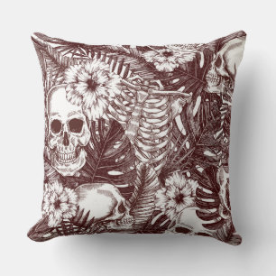 Jungle Skulls Pillow Kissen