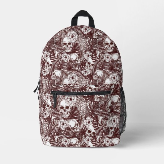 Jungle Skulls Rucksack #3 (Vorderseite)