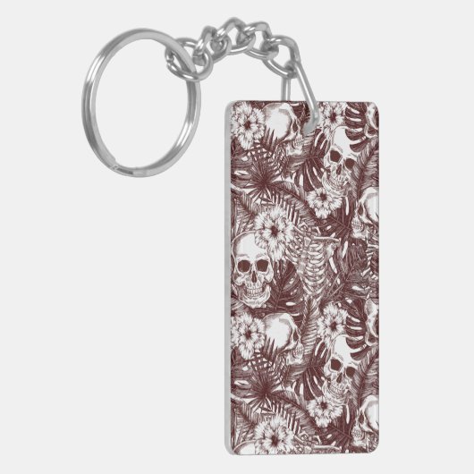 Jungle Skulls Schlüsselanhänger (Vorderseite links)