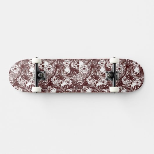 Jungle Skulls Skateboard (Horizontal)