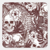 Jungle Skulls Stickers (Vorderseite)