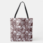 Jungle Skulls Tote Bag Tasche (Vorderseite)