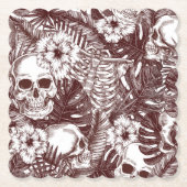 Jungle Skulls Untersetzer (Vorderseite)