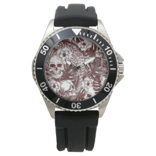 Jungle Skulls Watch Armbanduhr