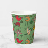Jungle Sloths Pappbecher (Links)