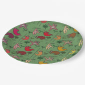 Jungle Sloths Pappteller (Schrägansicht)