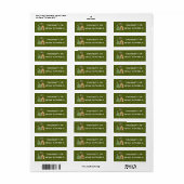 Jungle Snake Buchzeichen Label (Vorne)