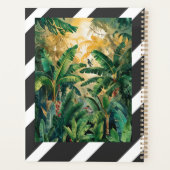 JUNGLE SPIRIT WATERCOLOR GREEN BANANA WALD PLANER (Rückseite)