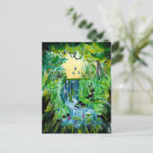 Jungle Springwater Postkarte (Stehend Vorderseite)