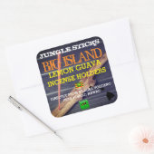 JUNGLE STICKS LEMON GUAVA INCENSE HOLDERS QUADRATISCHER AUFKLEBER (Umschlag)