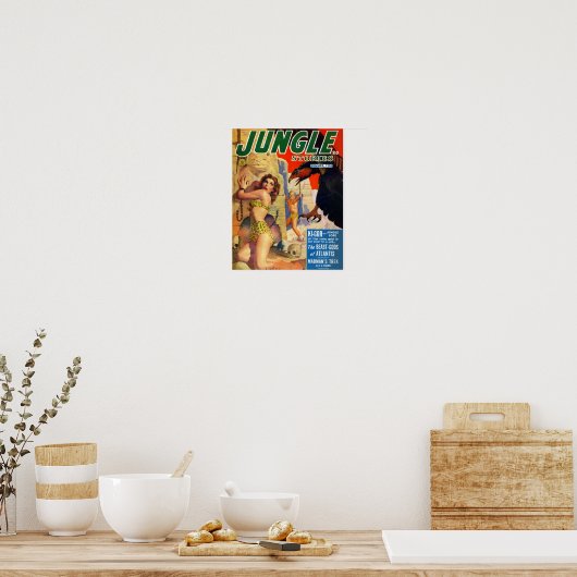 Jungle Stories Sommer 1950 Poster (Küche)
