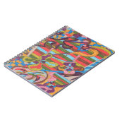 "Jungle Stripes I" Abstrakte Kunst Notizblock (Linke Seite)