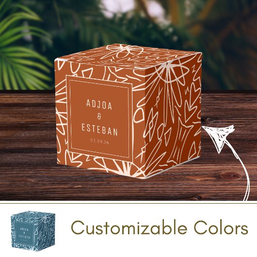 Jungle Style African Tribal Muster Geschenkschachtel